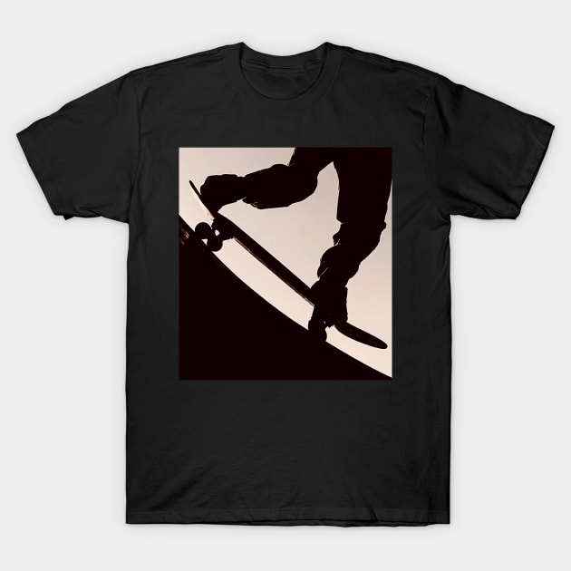 Skateboarding Design Active, Skater Boy Life, Skate Silhouette, Sk8 T-Shirt by DMRStudio